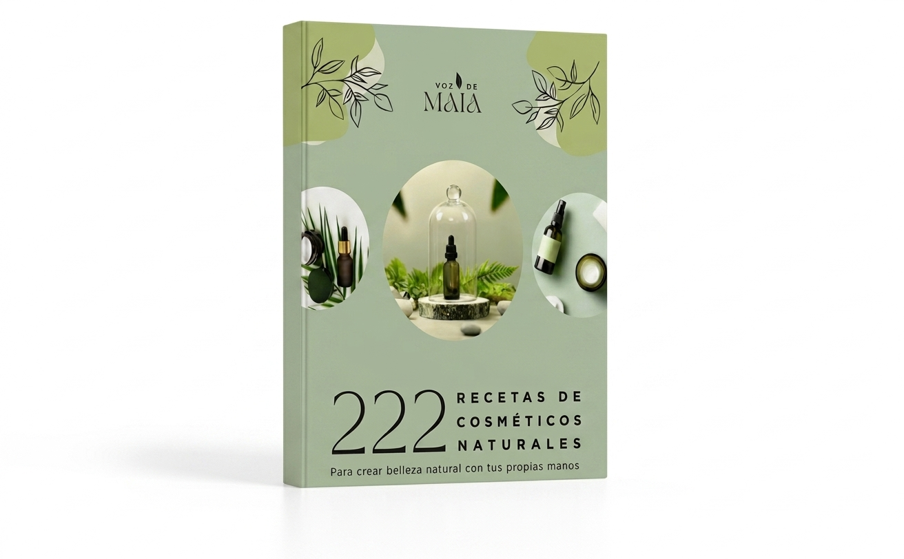 LIBRO CON MÁS DE 222 RECETAS DE COSMÉTICOS NATURALES
